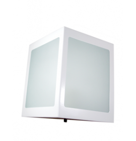 Arandela Luminaria Triangular para 2 Lampadas  - LUXTIME